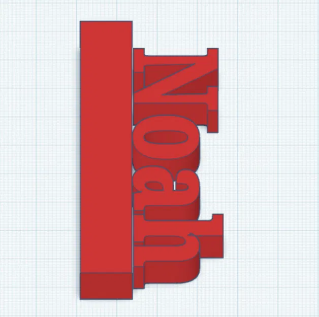 Thẻ tên Noah để đặt kệ hoặc trang trí - Image 1