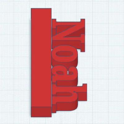 Thẻ tên Noah để đặt kệ hoặc trang trí