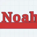 Thẻ tên Noah để đặt kệ hoặc trang trí - Thumbnail 2