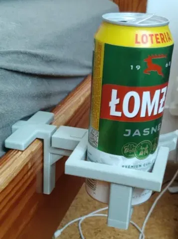 Giá treo giữ bia/rượu vang cho khung giường - Image 1