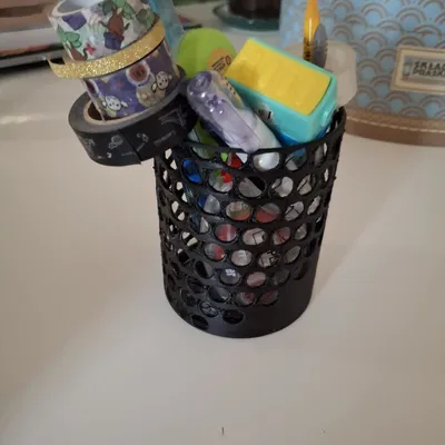 Khay sắp xếp đồ để bàn (Desk Organiser) kiêm thùng rác mini