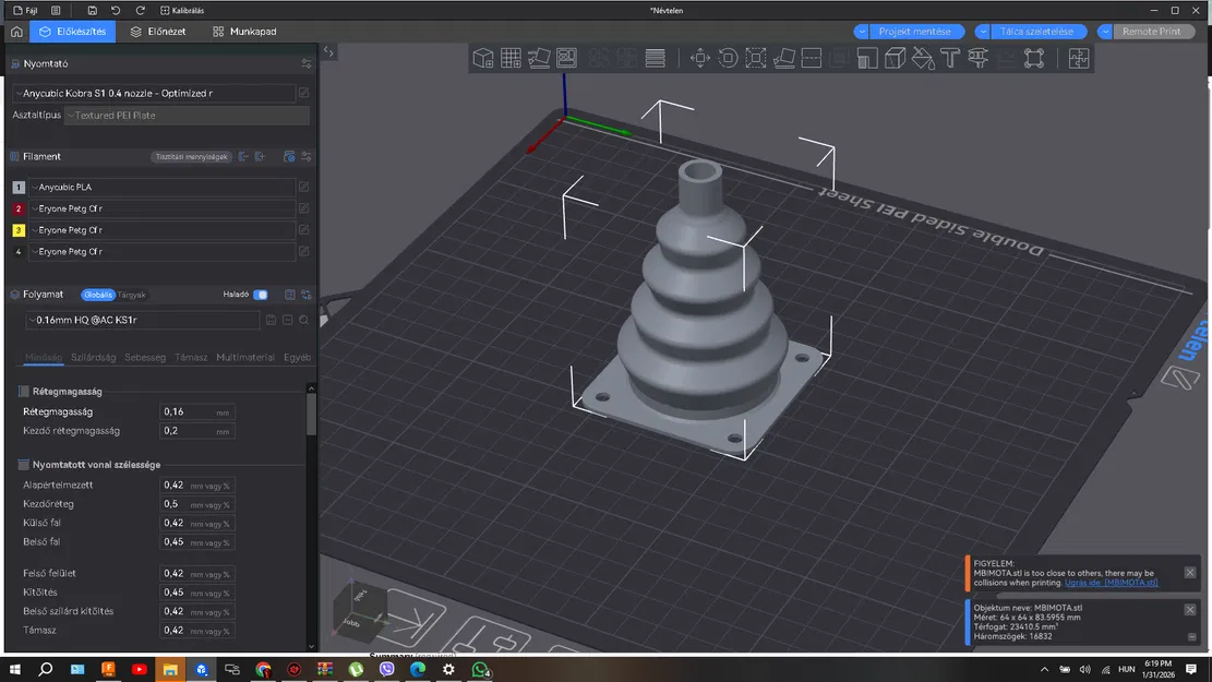 Cần số chuông cao su Rubber bell shift lever 64x64x83-10 - Image 1