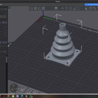 Cần số chuông cao su Rubber bell shift lever 64x64x83-10