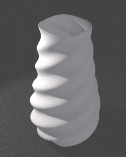 Bình Hoa Xoắn Ốc (Spiral Vase) - Image 1