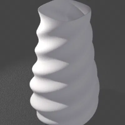 Bình Hoa Xoắn Ốc (Spiral Vase)