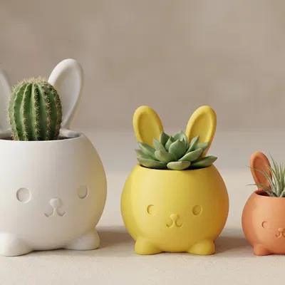 Chậu Cây Thỏ ♡ – Chậu Easter Dễ Thương – Trang Trí