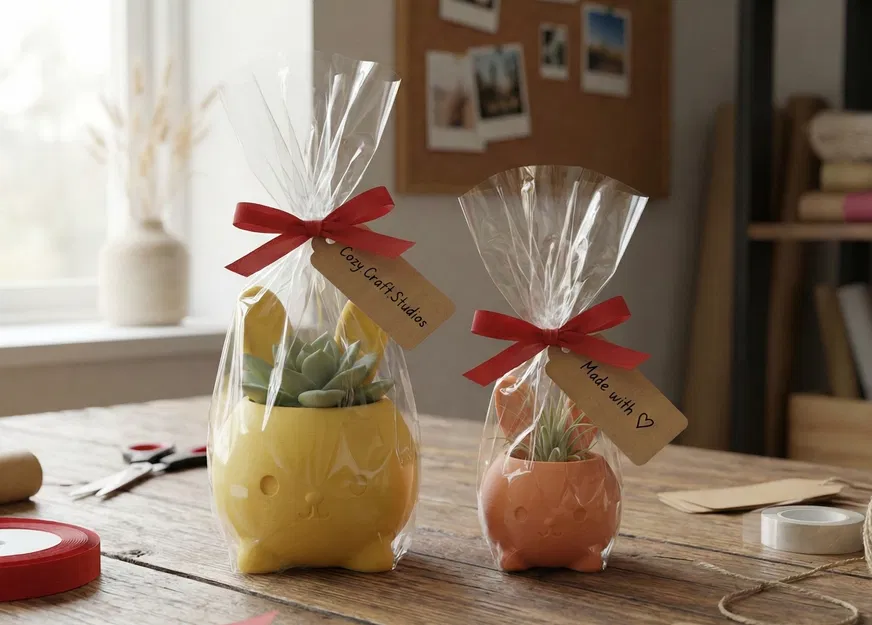 Chậu Cây Thỏ ♡ – Chậu Easter Dễ Thương – Trang Trí - Image 3