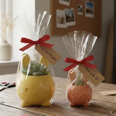 Chậu Cây Thỏ ♡ – Chậu Easter Dễ Thương – Trang Trí