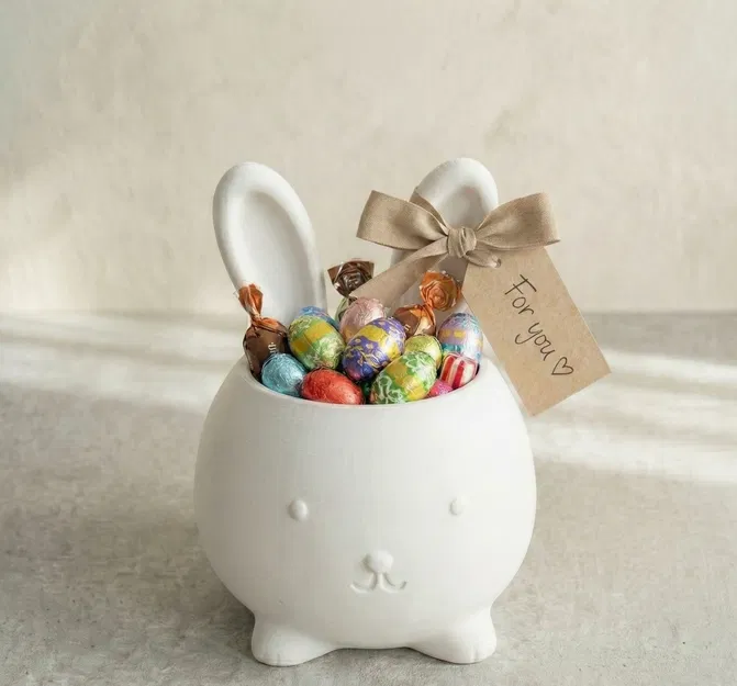 Chậu Cây Thỏ ♡ – Chậu Easter Dễ Thương – Trang Trí - Image 5