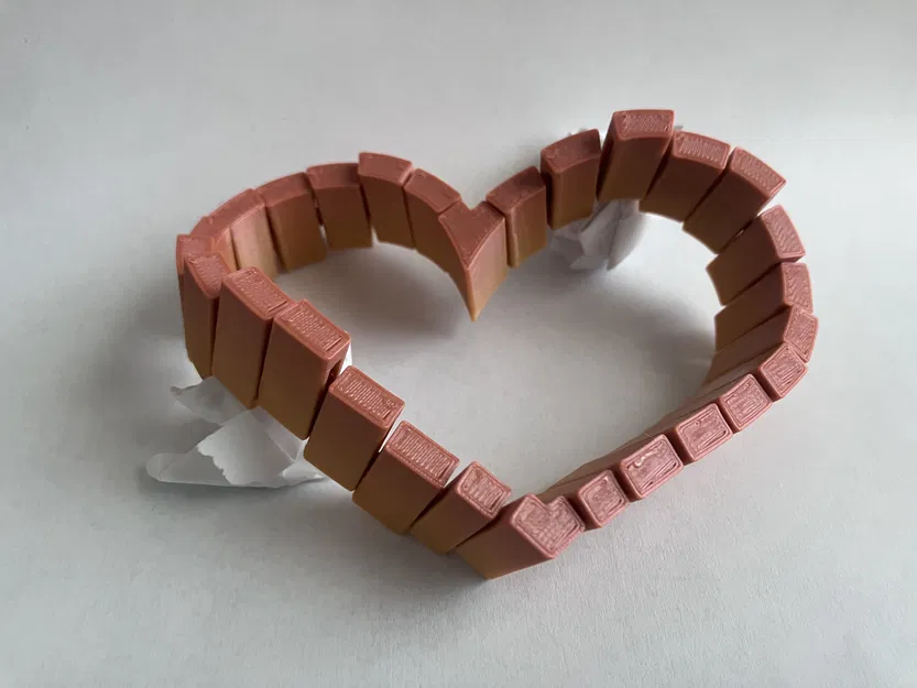 Đồ Chơi Fidget Trái Tim Khớp Nối (Print in Place) - Image 1