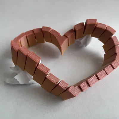 Đồ Chơi Fidget Trái Tim Khớp Nối (Print in Place)