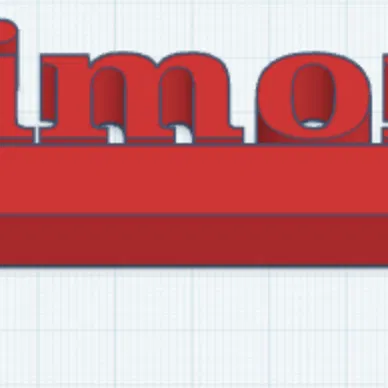 Thẻ tên Simon (Simon name tag)