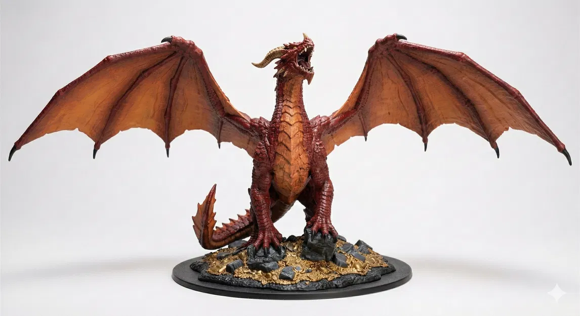 Ignis, Tai Ương Đỉnh Than Cinderpeak – D&D Miniature - Image 1