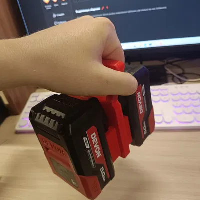 Devon battery carrier - Khay/giá mang 2 pin Devon 20V/Flex 18V