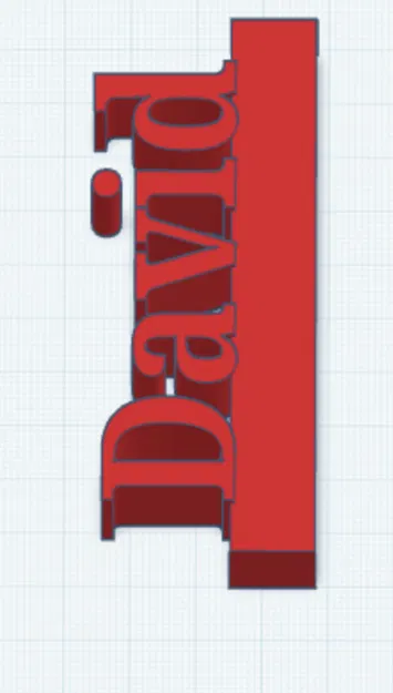 Bảng tên David (David name tag) - Image 1