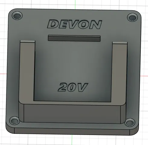 Giá treo tường pin Devon (Devon battery wall holder) - Image 1