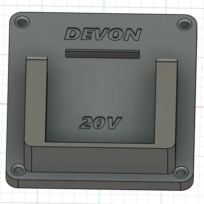 Giá treo tường pin Devon (Devon battery wall holder)