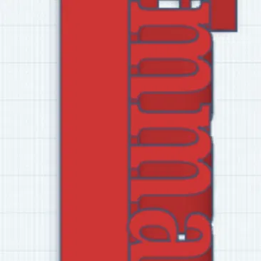 Bảng tên cho Emma