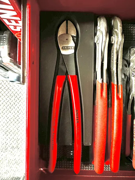 Khay Gridfinity cho kềm cắt Knipex 74-01-250 (Diagonal Cutters) - Image 3