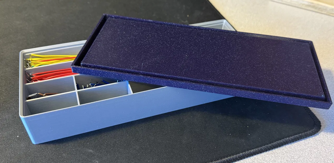 Khay Organizer Jumper Wire (Rigid Pre-Bent) Có Nắp - Image 1