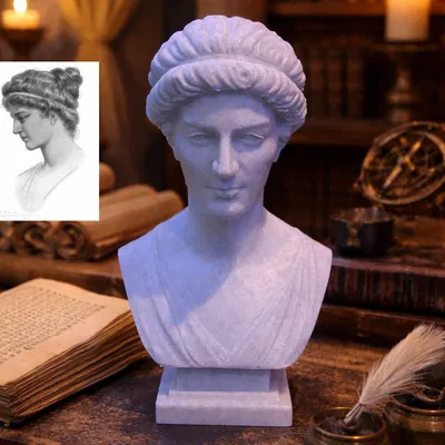 Hypatia of Alexandria (Hypatie) - Tượng bán thân