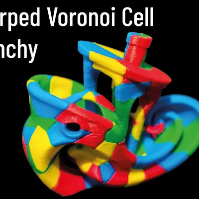 Warped Voronoi Cell Benchy (Benchy Voronoi biến dạng)