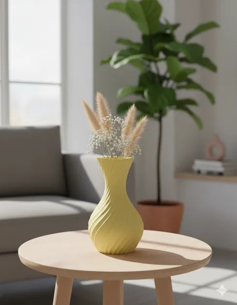 Bình Hoa Xoắn Ốc Thanh Lịch – Decor Nhà Phong Cách Hiện Đại - Image 4