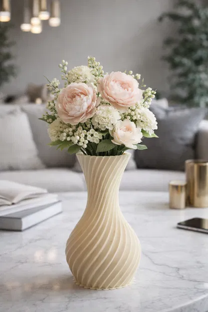 Bình Hoa Xoắn Ốc Thanh Lịch – Decor Nhà Phong Cách Hiện Đại - Image 6