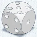 Xúc xắc 6 mặt với chấm - Thumbnail 1