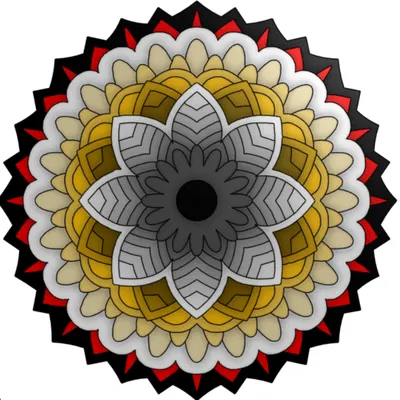 Mandala – Tác phẩm nghệ thuật hình học trang trí