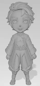 Tượng Tanjiro Kamado – Demon Slayer (Kimetsu no Yaiba) 3D Printable - Image 1