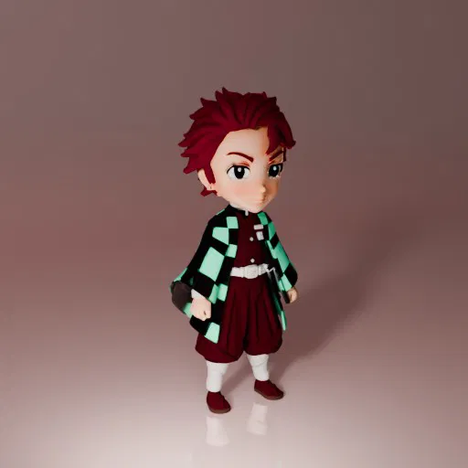 Tượng Tanjiro Kamado – Demon Slayer (Kimetsu no Yaiba) 3D Printable - Image 2