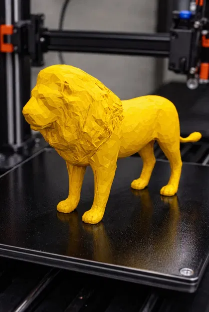 Sư tử lớn và siêu chi tiết (löwe groß und detalirt) - Image 1