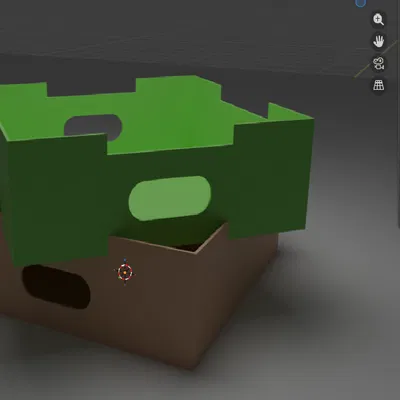 Hộp - 210x210x72 - Xếp chồng được