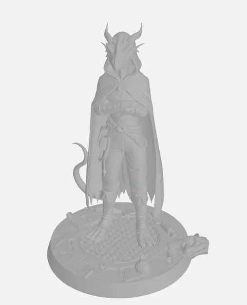 Nữ Dragonborn Rogue – mini DnD - Image 2