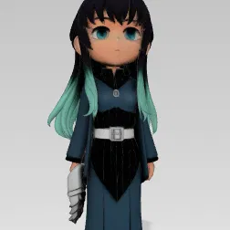 Muichiro Tokito – Tượng Trụ Cột Sương Mù (Mist Hashira Figurine)