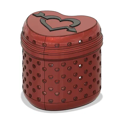 Hộp khóa chủ đề trái tim