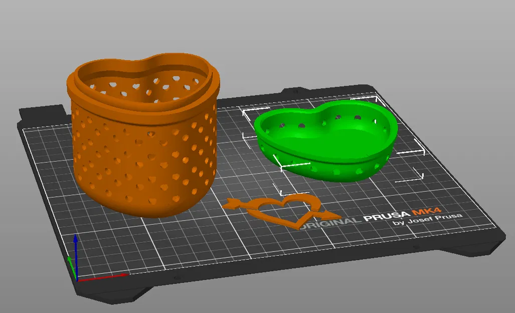 Hộp khóa chủ đề trái tim - Image 3