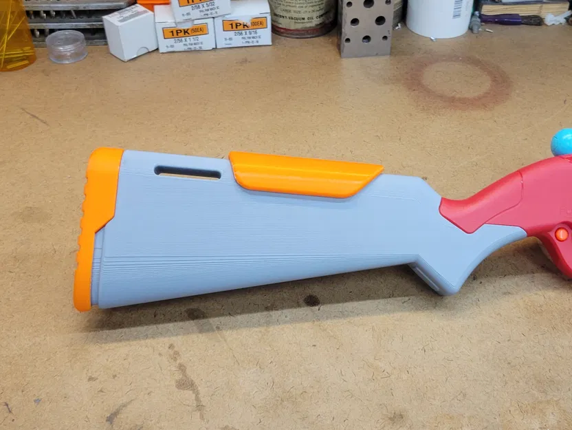 X-Shot Excel Ejector Extended Stock – Báng thay thế in 3D dài hơn - Image 4