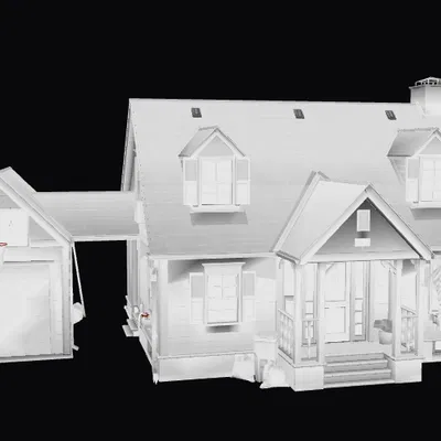 Ngôi nhà ngoại ô kiểu Mỹ – Diorama Prop