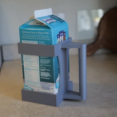 Giá đỡ hộp sữa nửa gallon (Half Gallon milk carton holder)