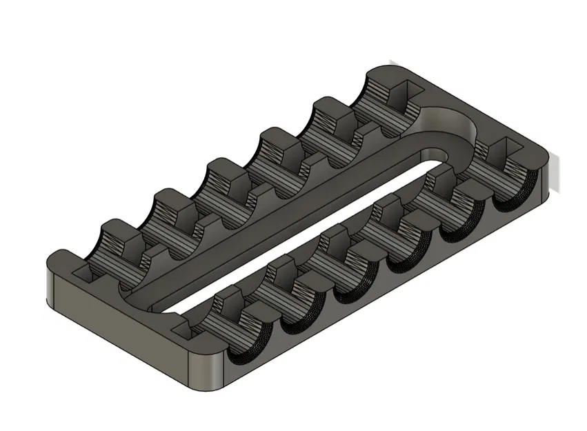 Remix tấm quản lý cáp bằng dây rút (Zip Ties) bản bắt ốc M6 - Image 1