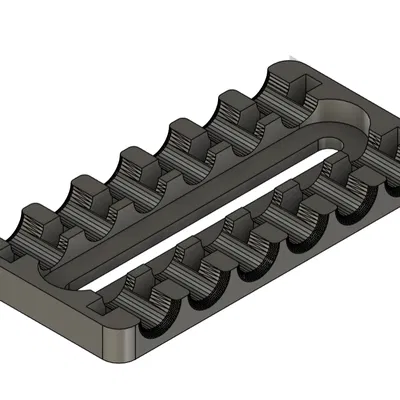 Remix tấm quản lý cáp bằng dây rút (Zip Ties) bản bắt ốc M6