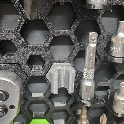 Kẹp giữ thanh nối ratchet 1/4 inch cho Honeycomb Storage Wall