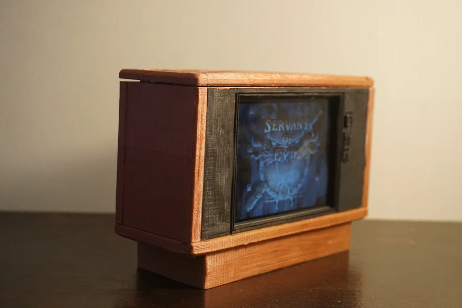 Giá đỡ điện thoại để bàn hình TV console thập niên 1980 - Image 2