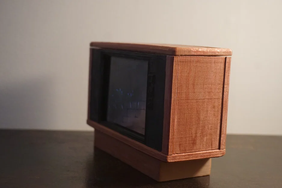 Giá đỡ điện thoại để bàn hình TV console thập niên 1980 - Image 3