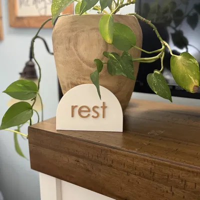 Bảng trang trí phòng ngủ phong cách Boho/Farmhouse dạng vòm