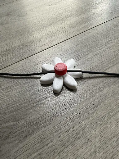 Kẹp & Sắp Xếp Dây Hình Hoa Cúc Daisy (Gắn Tường & Để Bàn) - Image 3