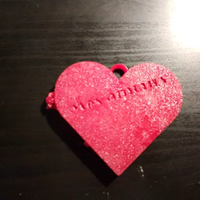 Móc Khóa Ảnh Trái Tim – “Mes amours” - My Lovers