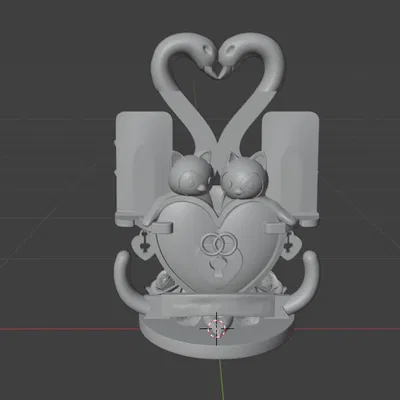 Stand/giá đỡ điện thoại di động Valentine (San Valentín)